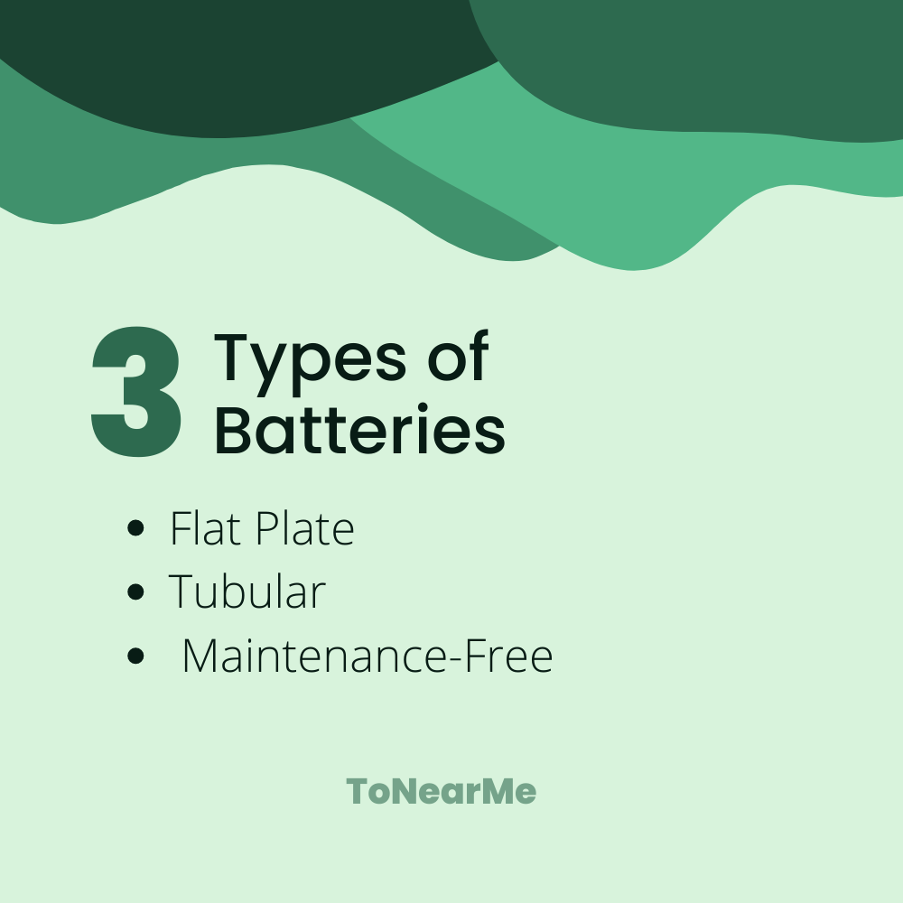 Types Of Inverter Batteries